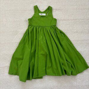 Remie Girl green sleeveless dress, 2 side pockets